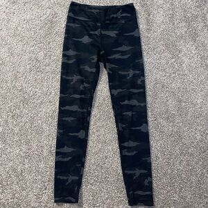 black camo leggings from Athleta